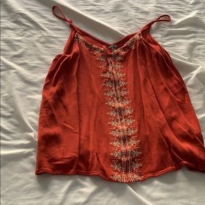 Burnt orange tank top